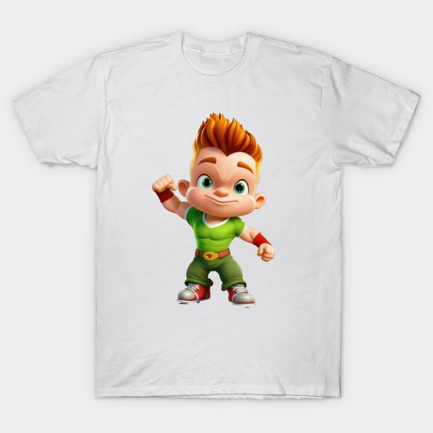 Boy Wonder T-Shirt by TooplesArt